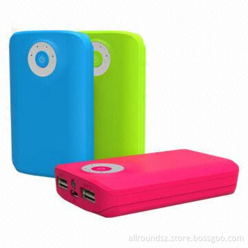 Power Banks for iPhone 5 with Dual-USB Output 2.1A